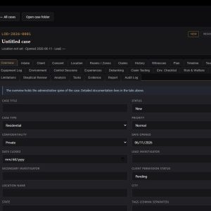 Lodestra Case File Manager