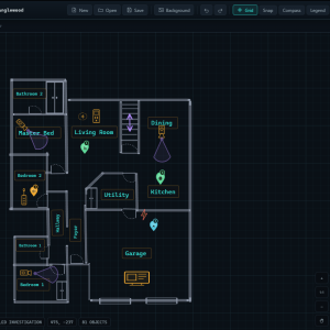 SpecterGrid Paranormal Location Mapper (Desktop)