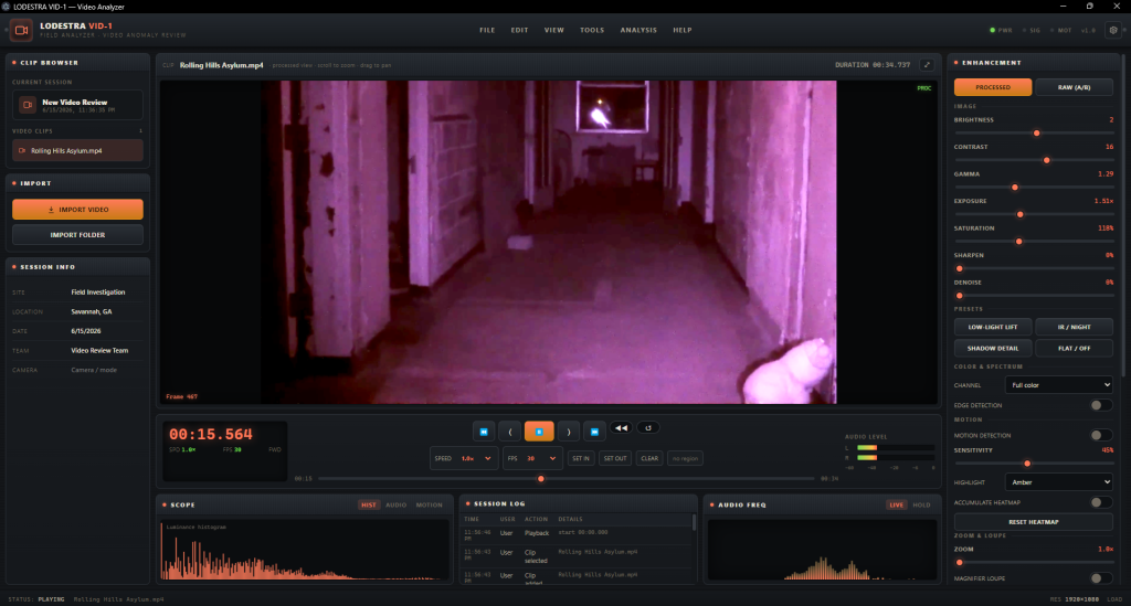 PhantomFrame Pro Video Analyzer (Windows Desktop App)